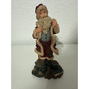 2000 Boyds Bears & Friends Kristof & Noel Folkstone Santa Figurine Statue